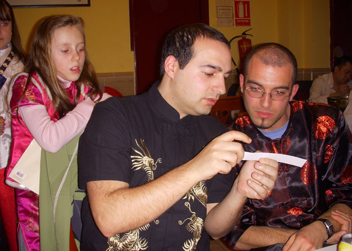 Año nuevo chino con los alumnos
