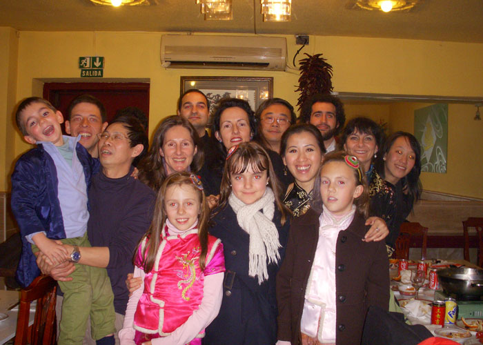Año nuevo chino con los alumnos