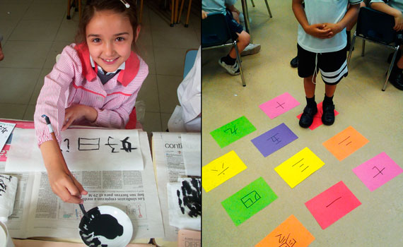 Las clases en el cole son muy divertidas porque organizamos muchos juegos y actividades