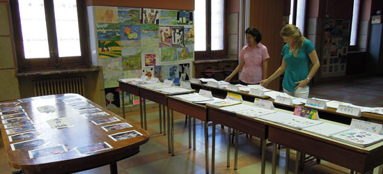 Exposición en el colegio Loreto